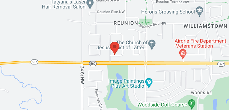 map of 151 REUNION LO NW
